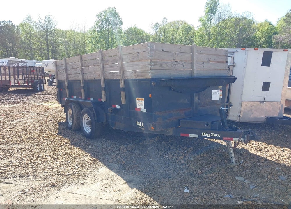 2017 BIG TEX TRAILER CO INC DUMP TRAILER VIN: 16VDX1421H5078353