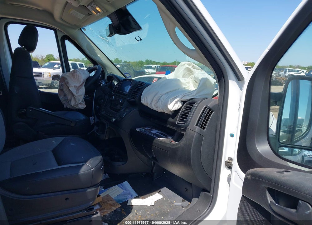 2024 RAM PROMASTER 2500 TRADESMAN HIGH ROOF 159 WB W/PASS SEAT VIN: 3C6LRVDG1RE102216