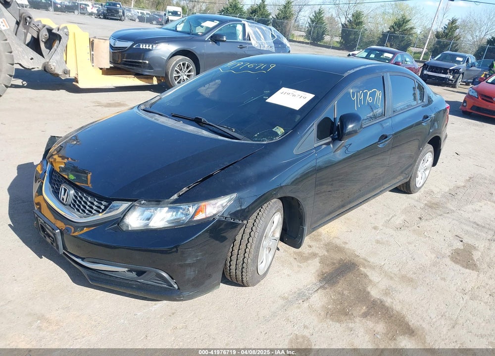 2013 HONDA CIVIC VIN: 2HGFB2F5XDH587314