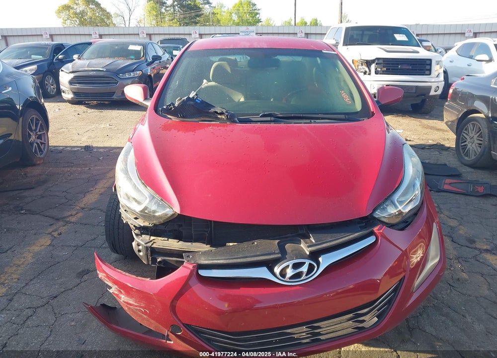 2016 HYUNDAI ELANTRA VIN: KMHDH4AE9GU518585