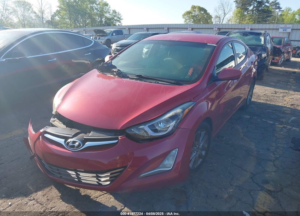 2016 HYUNDAI ELANTRA VIN: KMHDH4AE9GU518585