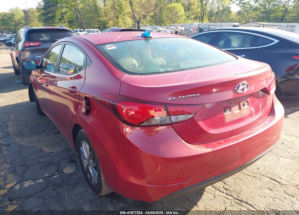 2016 HYUNDAI ELANTRA VIN: KMHDH4AE9GU518585