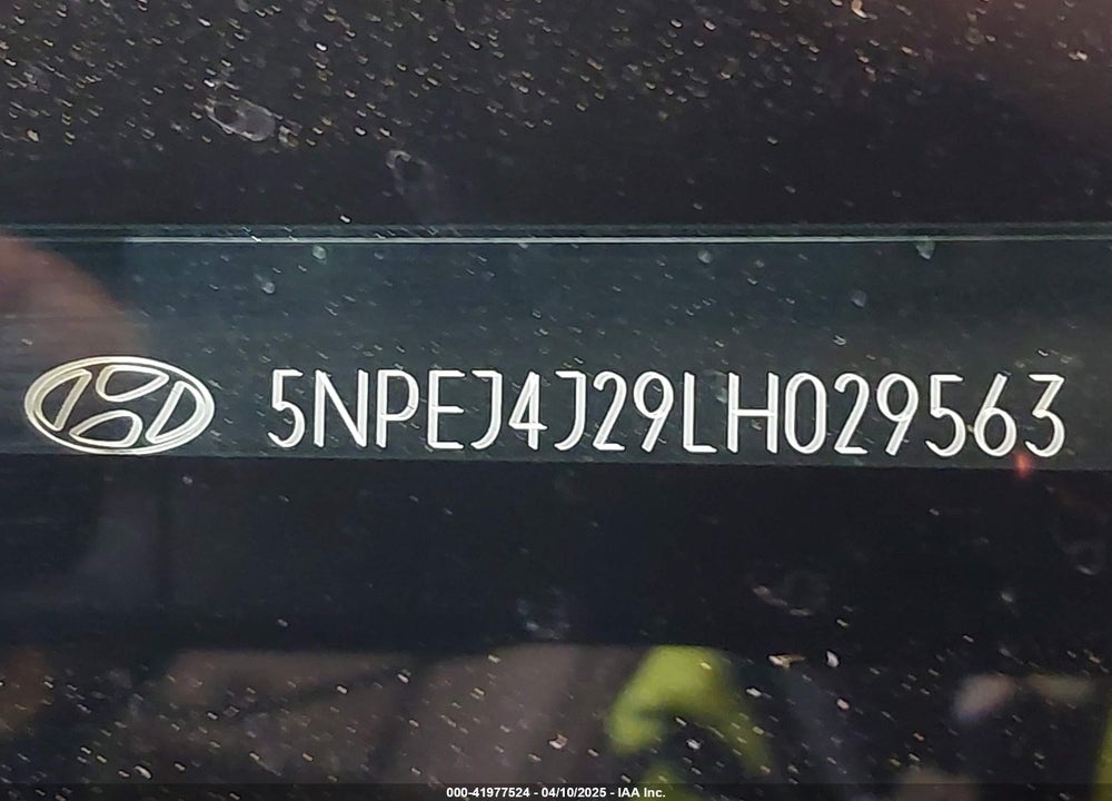 2020 HYUNDAI SONATA SEL PLUS VIN: 5NPEJ4J29LH029563