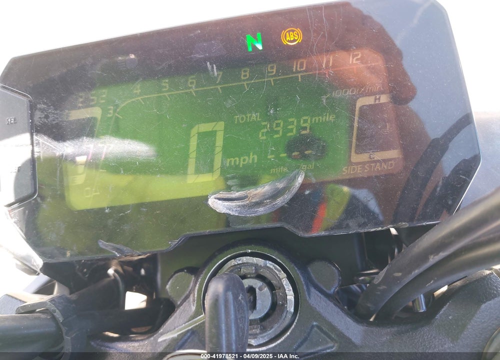 2021 HONDA CBF300 NA VIN: MLHNC555XM5100062