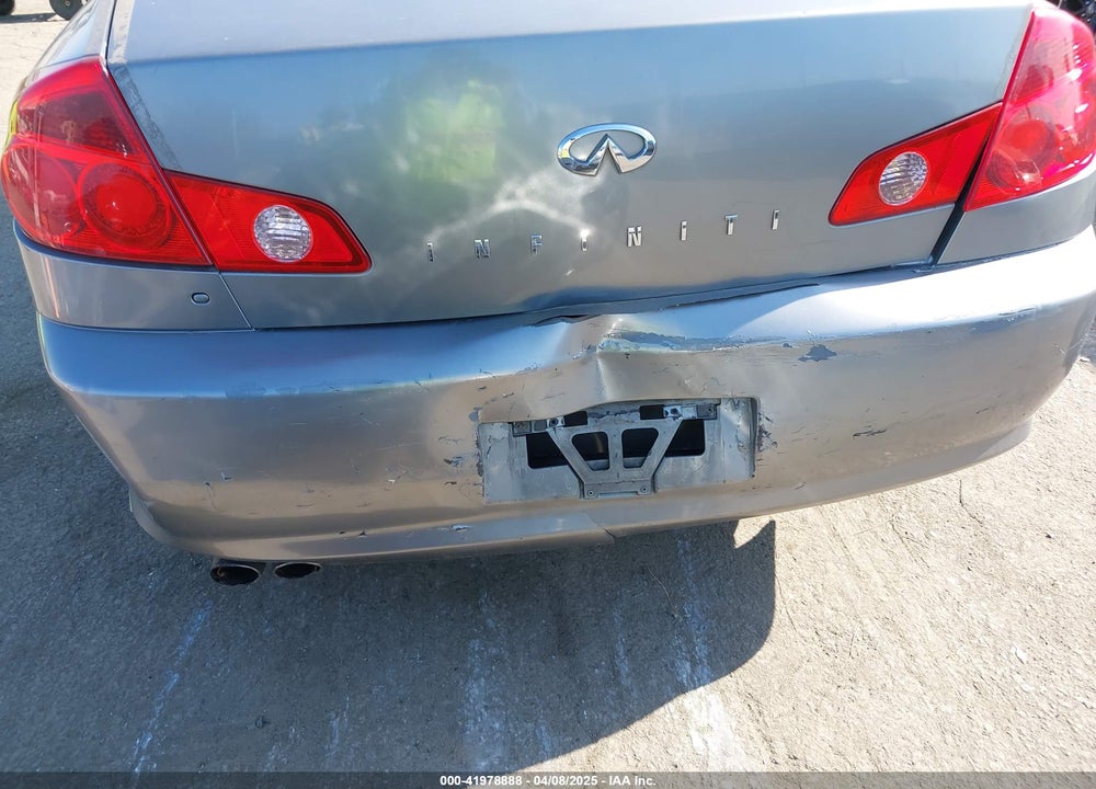 2006 INFINITI G35 VIN: JNKCV51E16M507298