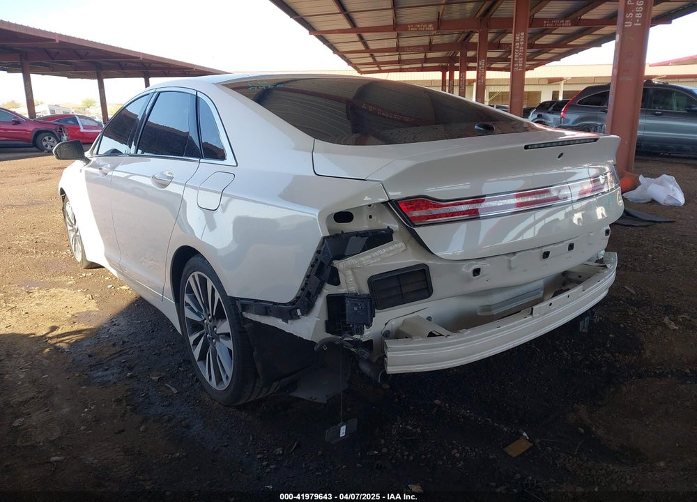 2019 LINCOLN MKZ VIN: 3LN6L5MU8KR608469