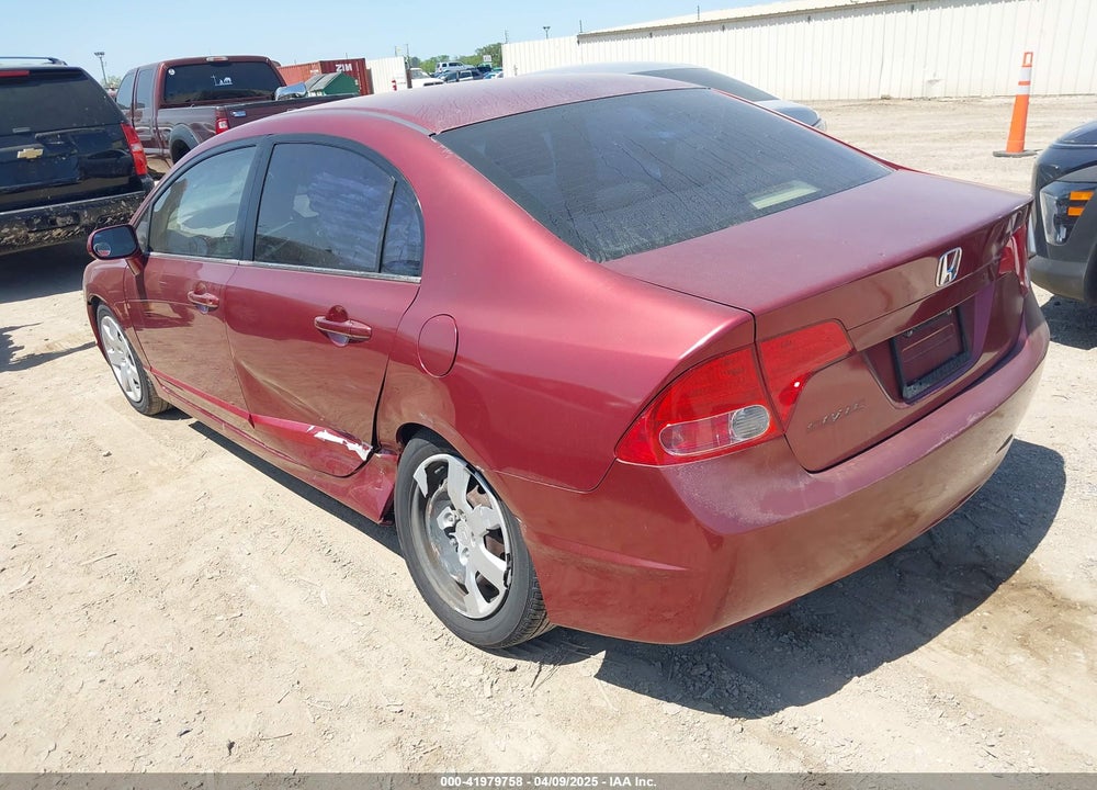 2006 HONDA CIVIC LX VIN: 1HGFA16586L076039