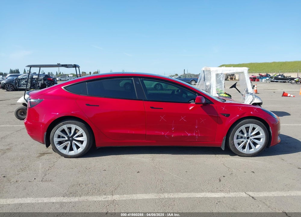 2022 TESLA MODEL 3 VIN: 5YJ3E1EA0NF372226