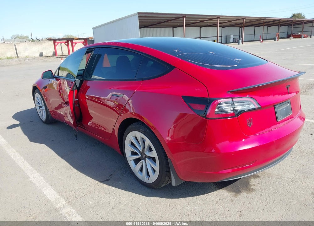 2022 TESLA MODEL 3 VIN: 5YJ3E1EA0NF372226