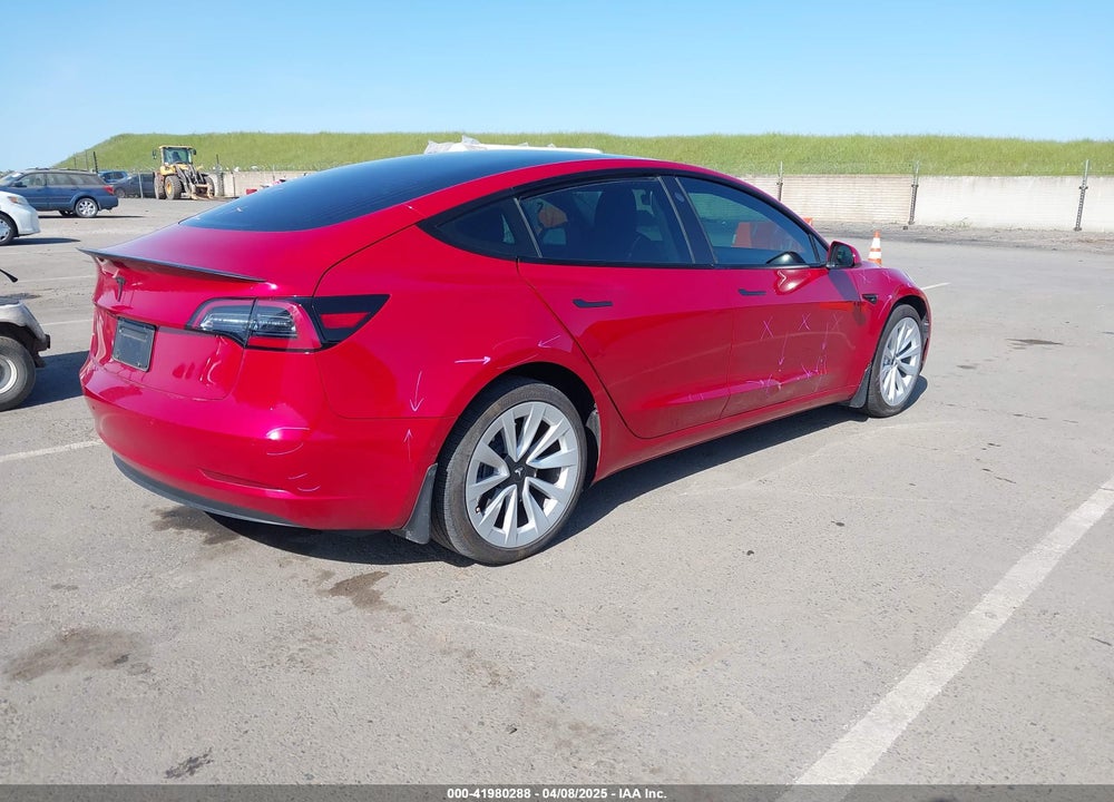 2022 TESLA MODEL 3 VIN: 5YJ3E1EA0NF372226