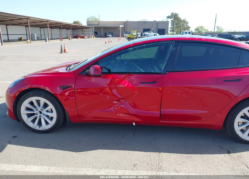 2022 TESLA MODEL 3 VIN: 5YJ3E1EA0NF372226