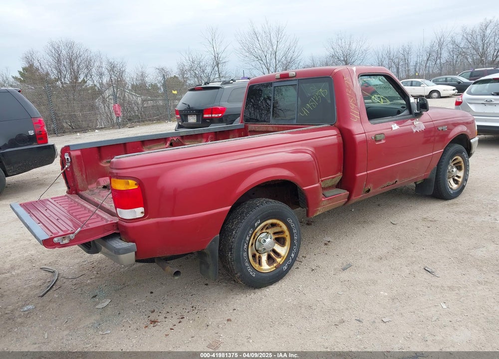 1999 FORD RANGER VIN: 1FTYR10C2XPA95039