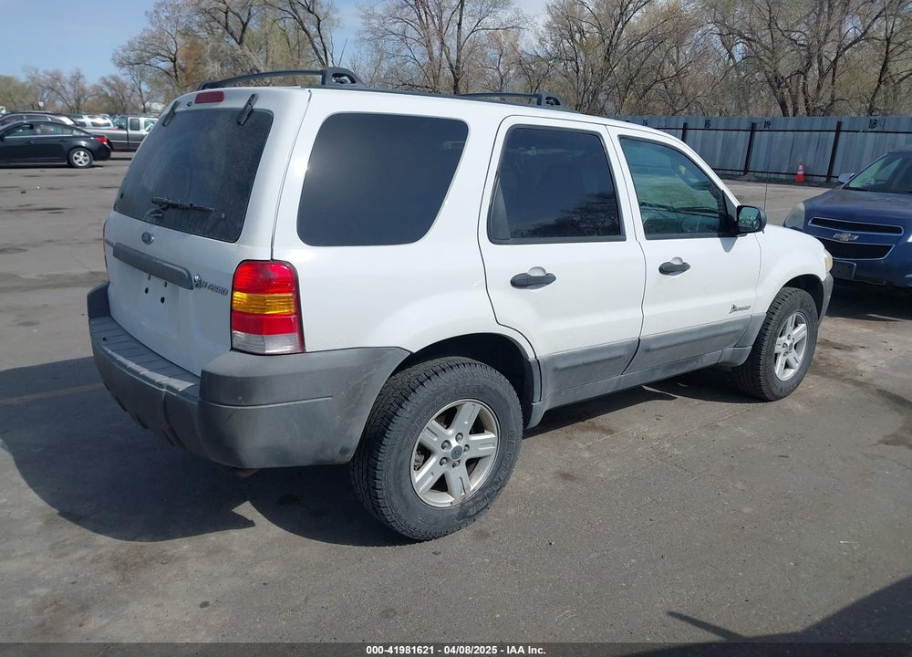 2006 FORD ESCAPE HYBRID VIN: 1FMYU96H96KD56271