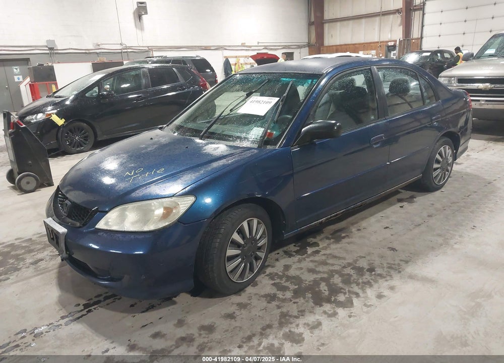 2005 HONDA CIVIC LX VIN: 2HGES16585H534585