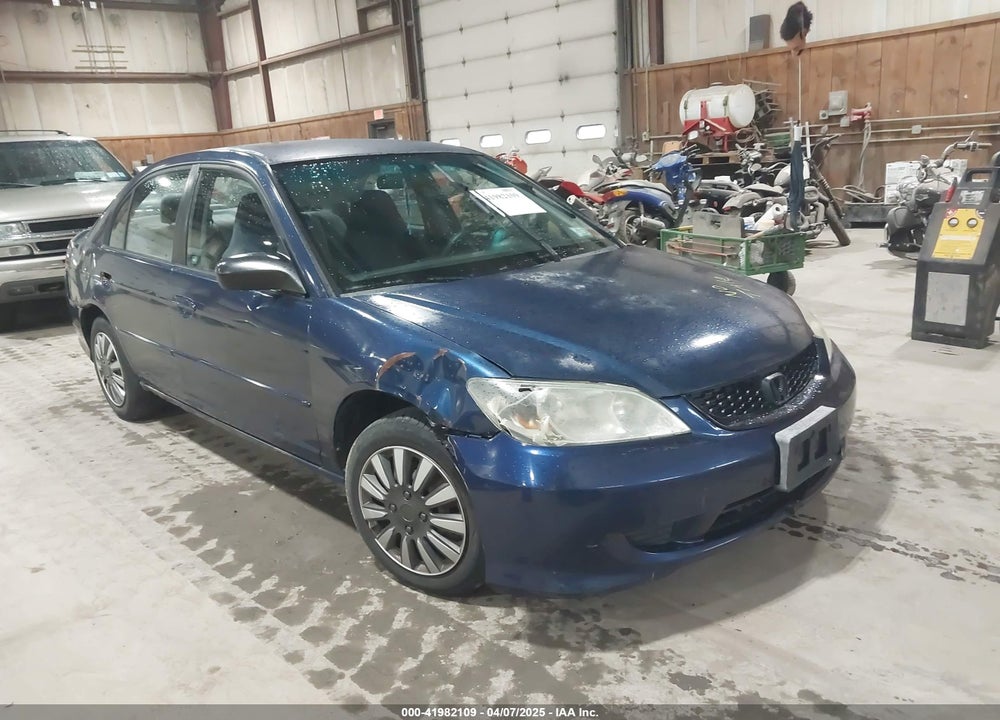 2005 HONDA CIVIC LX VIN: 2HGES16585H534585