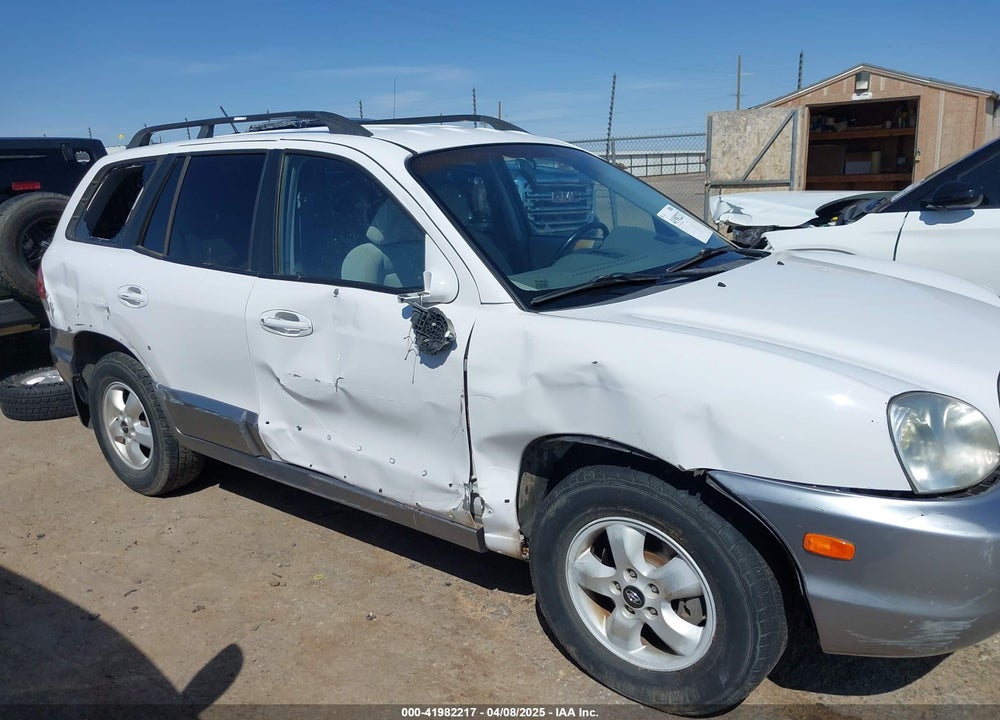 2006 HYUNDAI SANTA FE GLS VIN: KM8SC13D96U080643