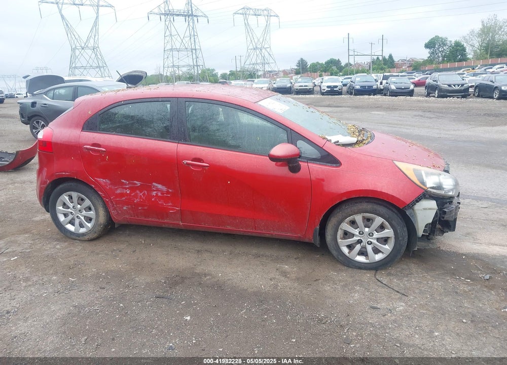2014 KIA RIO LX VIN: KNADM5A31E6376820