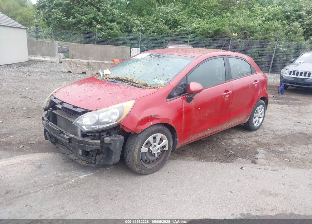 2014 KIA RIO LX VIN: KNADM5A31E6376820