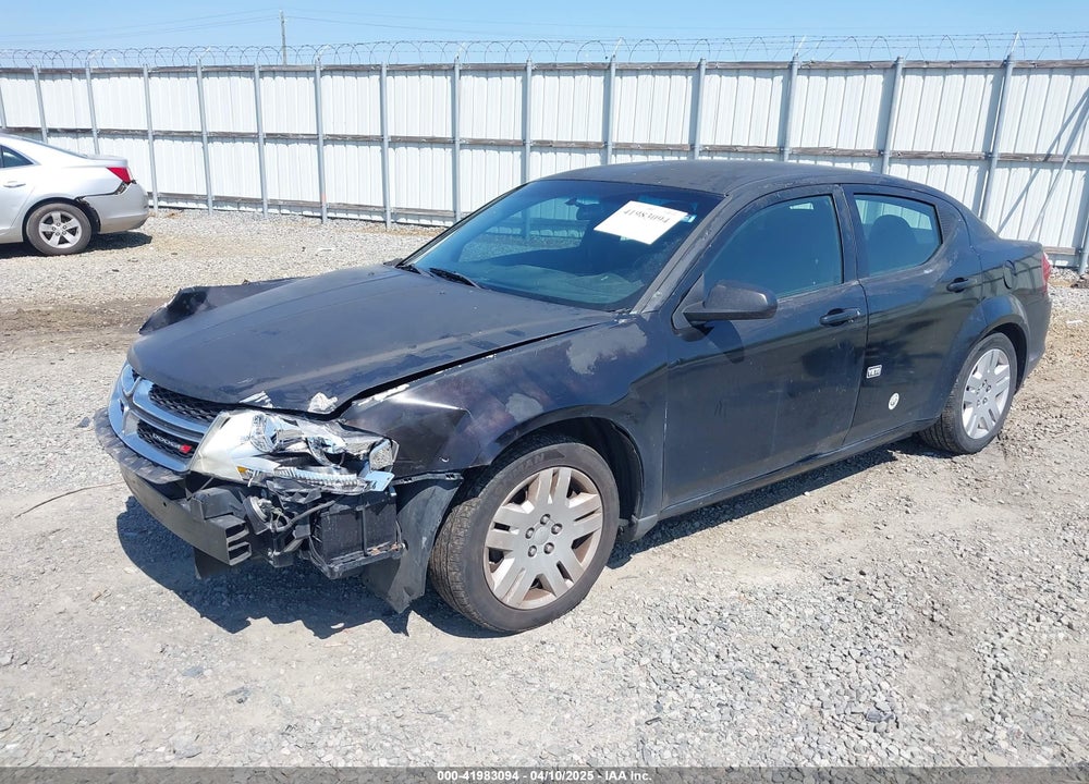 2014 DODGE AVENGER VIN: 1C3CDZAB2EN170042