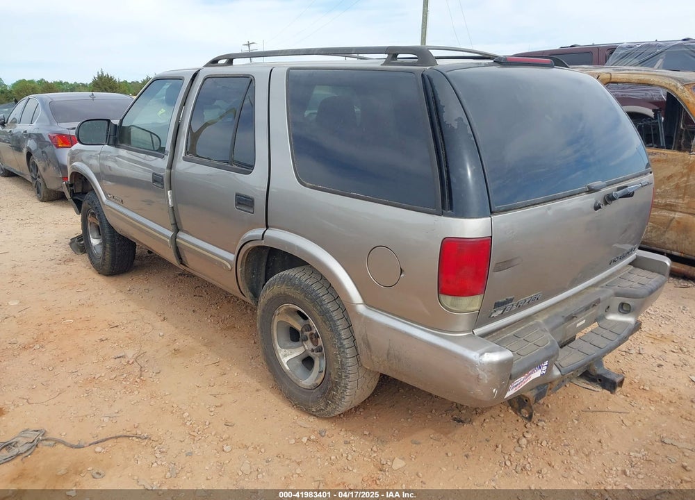 2003 CHEVROLET BLAZER VIN: 1GNCS13X43K102715