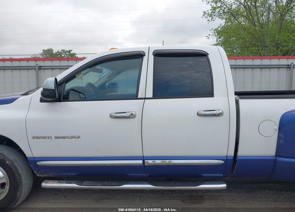 2005 DODGE RAM 3500 SLT/LARAMIE VIN: 3D7MR48C35G727929