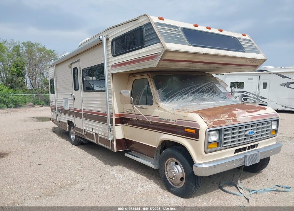 1987 FORD ECONOLINE E350 CUTAWAY VAN VIN: 1FDKE30L0HHA27696