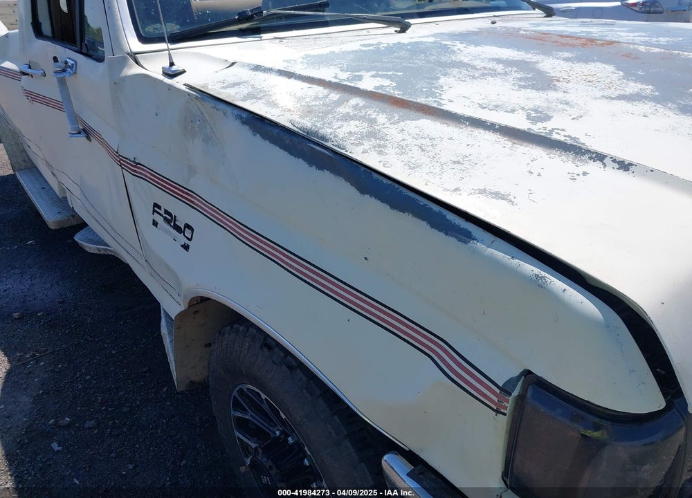 1987 FORD F250 VIN: 1FTHF2518HKA08300