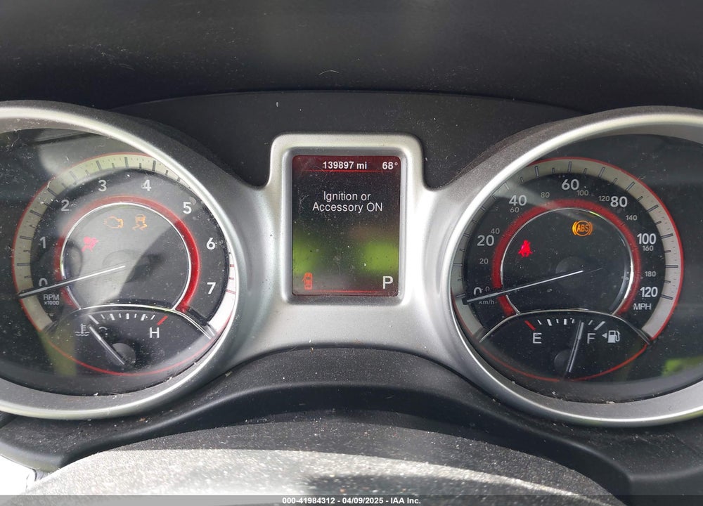 2015 DODGE JOURNEY VIN: 3C4PDCAB7FT649942