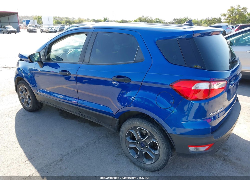 2020 FORD ECOSPORT S VIN: MAJ3S2FE1LC363065