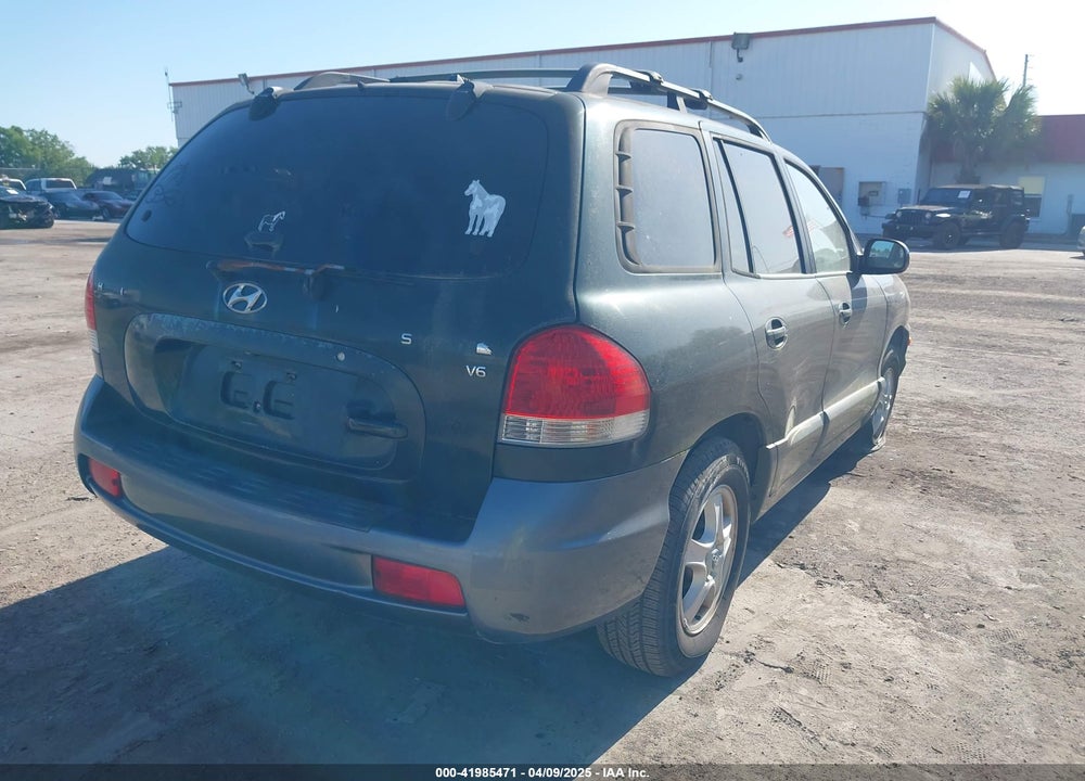 2006 HYUNDAI SANTA FE VIN: KM8SC13D26U100098