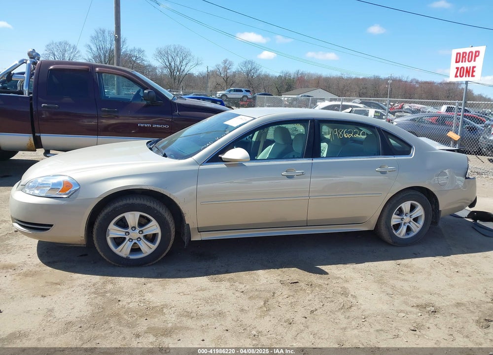 2012 CHEVROLET IMPALA VIN: 2G1WA5E35C1206391