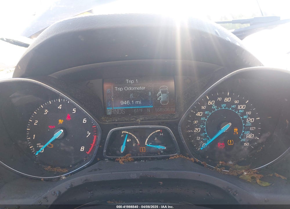 2013 FORD ESCAPE SEL VIN: 1FMCU0H96DUA34734
