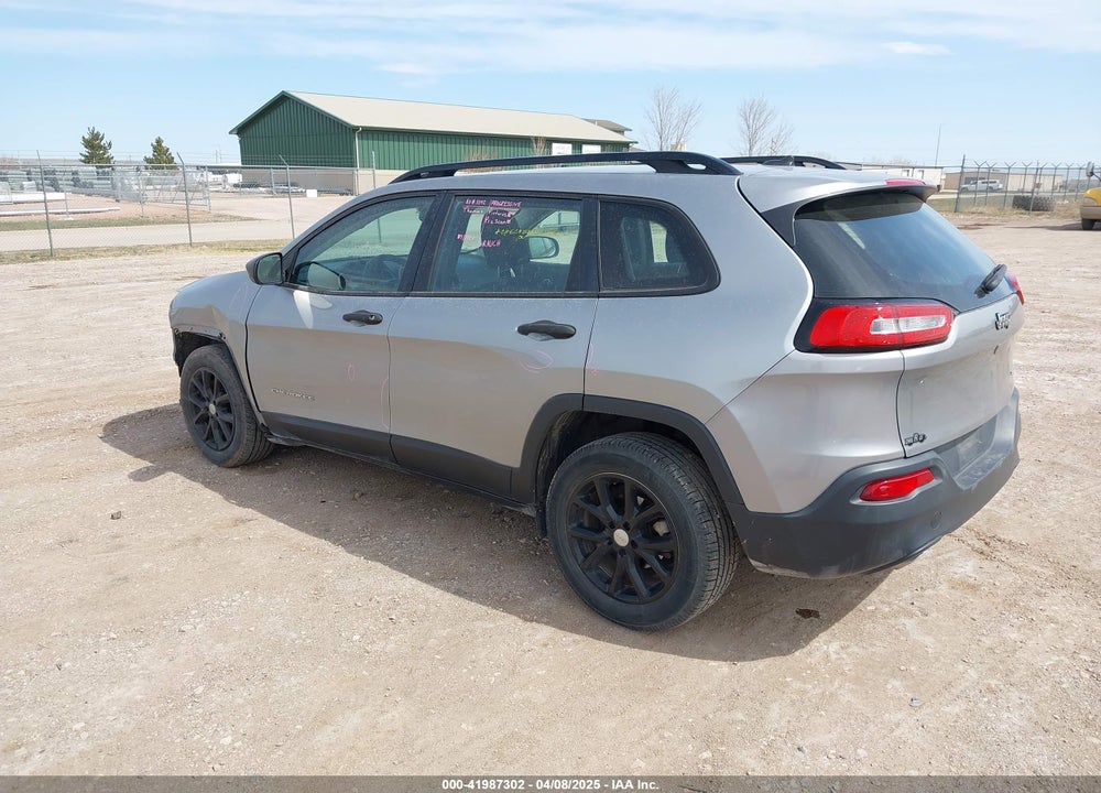 2016 JEEP CHEROKEE VIN: 1C4PJLAB9GW160382