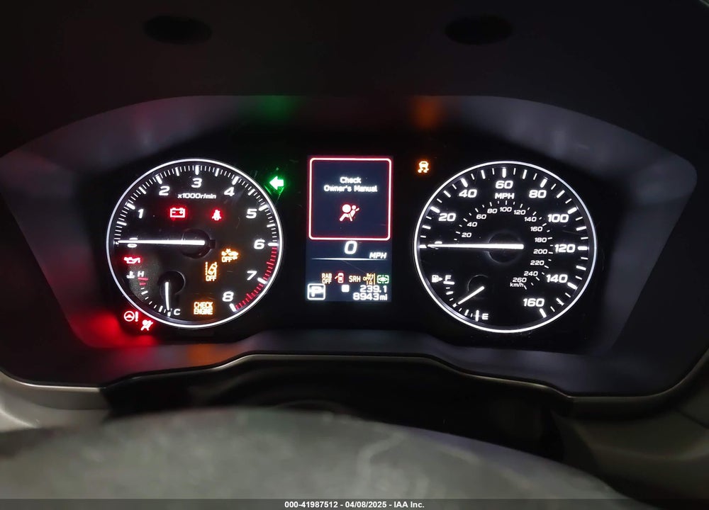 2025 SUBARU OUTBACK VIN: 4S4BTGND7S3165903