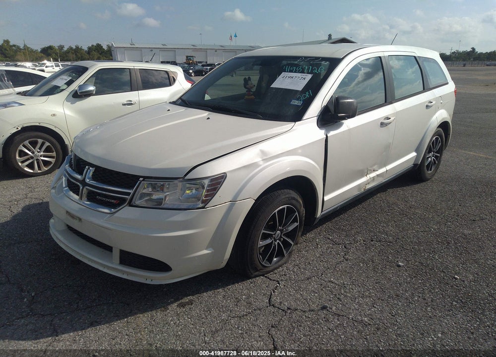 2014 DODGE JOURNEY VIN: 3C4PDCAB1ET192530