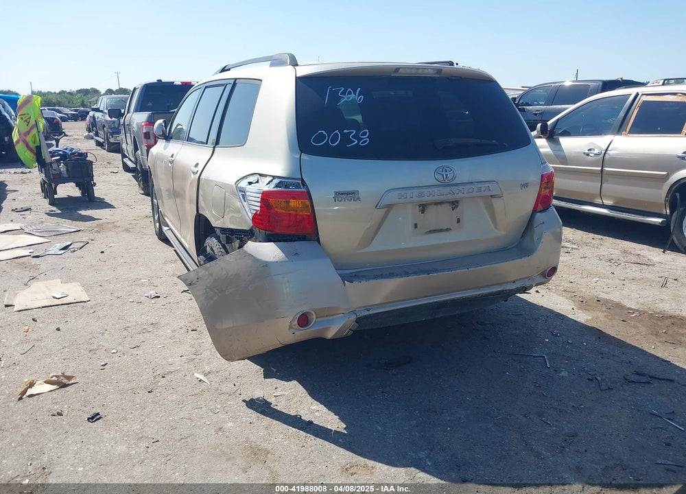 2008 TOYOTA HIGHLANDER VIN: JTEDS41A682040038