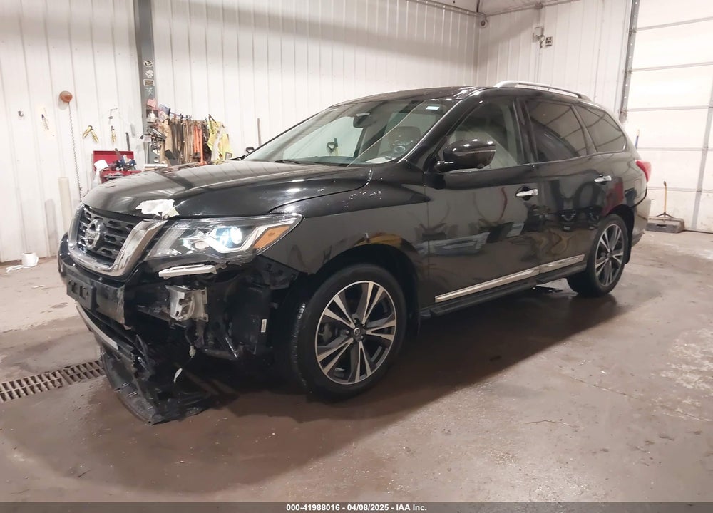 2017 NISSAN PATHFINDER PLATINUM VIN: 5N1DR2MM8HC612467