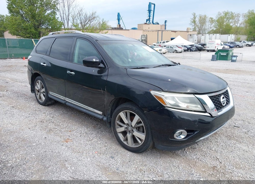 2013 NISSAN PATHFINDER PLATINUM VIN: 5N1AR2MN8DC647922