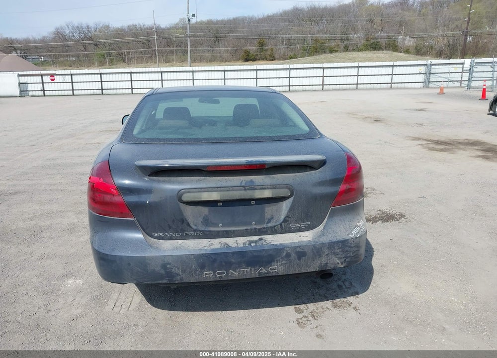 2008 PONTIAC GRAND PRIX VIN: 2G2WP552281113384