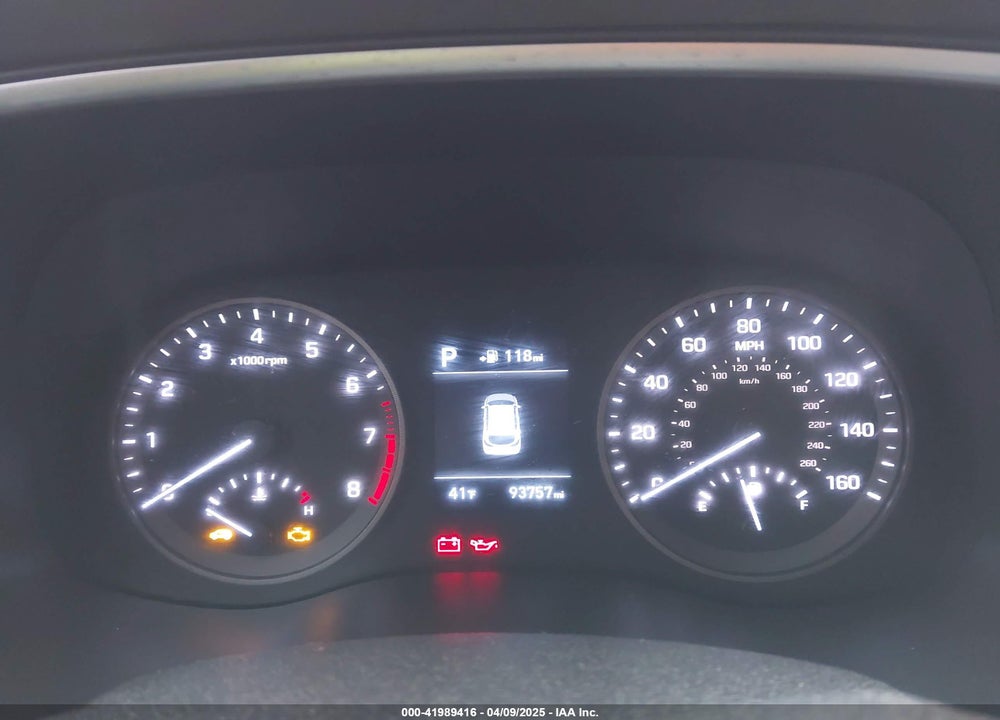2019 HYUNDAI TUCSON SPORT VIN: KM8J33AL6KU838403