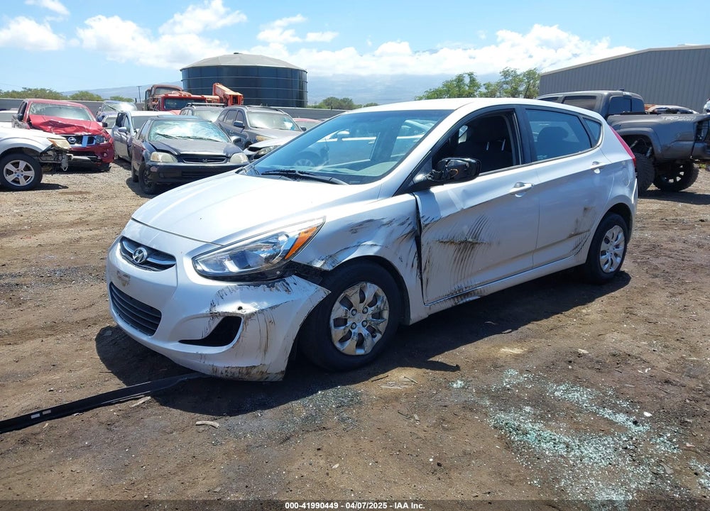 2016 HYUNDAI ACCENT VIN: KMHCT5AE8GU244022