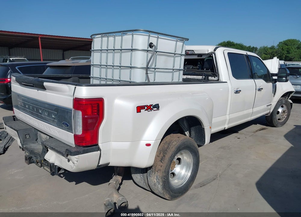 2018 FORD F-350 PLATINUM VIN: 1FT8W3DT6JEC06273