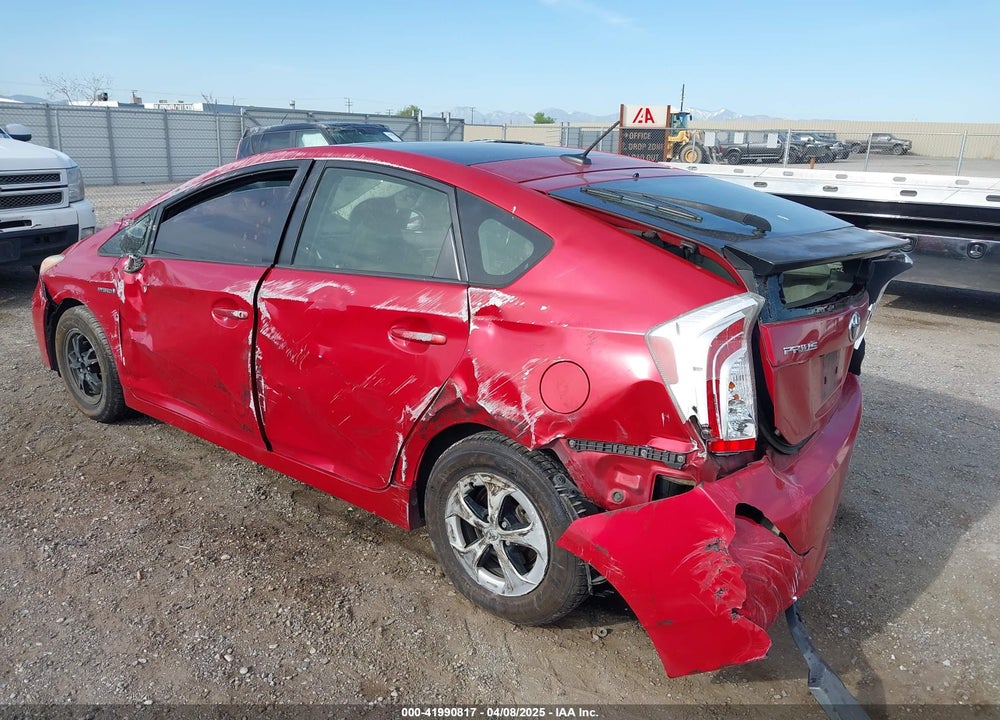 2013 TOYOTA PRIUS THREE VIN: JTDKN3DU0D5623619