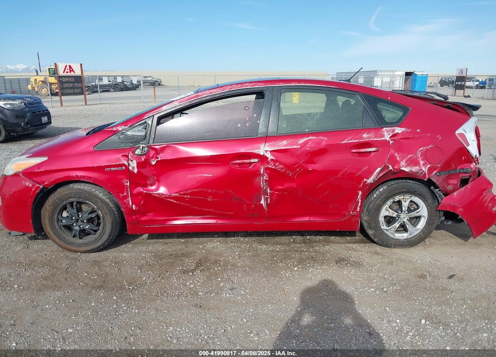 2013 TOYOTA PRIUS THREE VIN: JTDKN3DU0D5623619