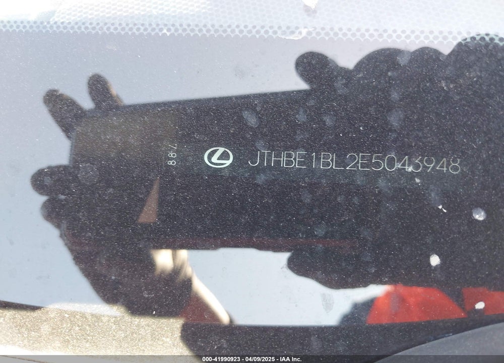 2014 LEXUS GS 350 VIN: JTHBE1BL2E5043948