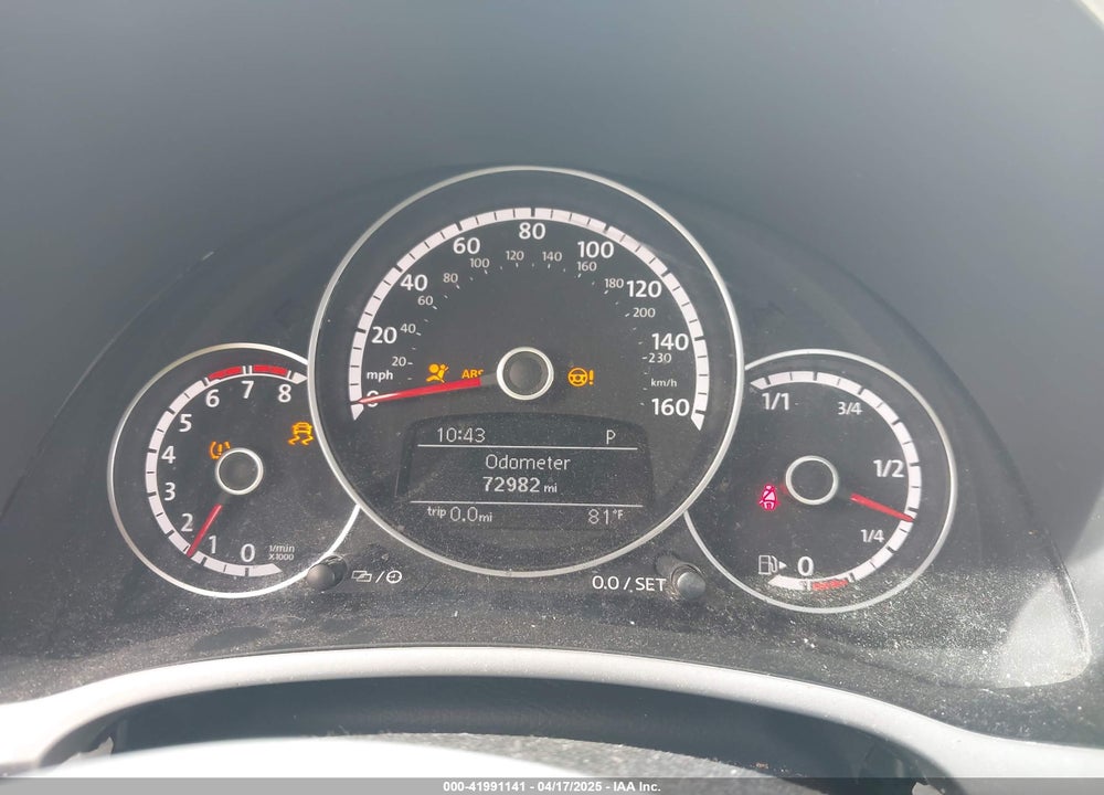 2015 VOLKSWAGEN BEETLE VIN: 3VWJ07AT9FM636098