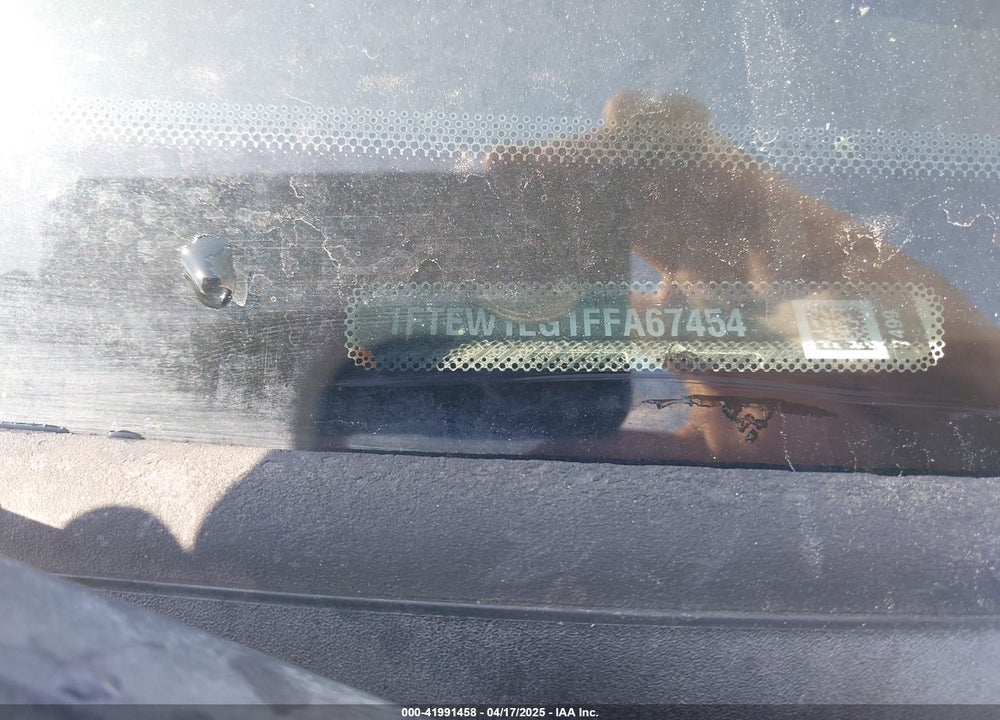 2015 FORD F-150 VIN: 1FTEW1EG1FFA67454