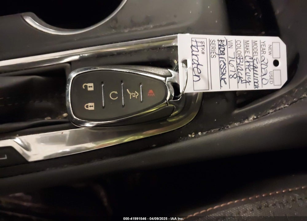 2020 CHEVROLET EQUINOX VIN: 3GNAXTEVXLL329860
