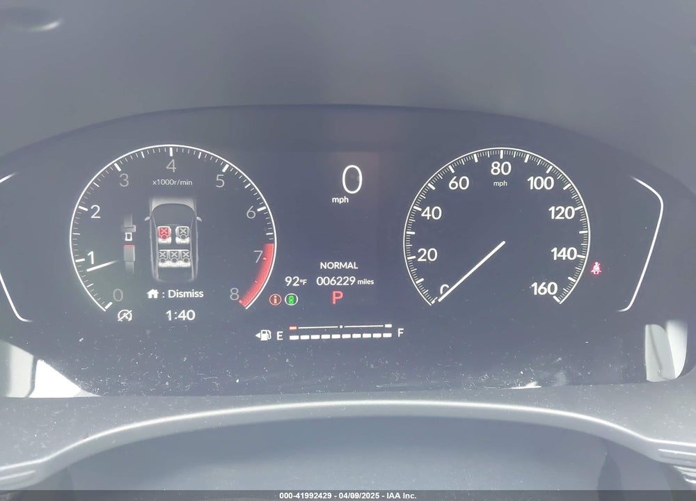 2024 HONDA CIVIC VIN: 2HGFE2F52RH592473