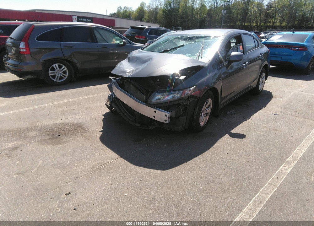 2013 HONDA CIVIC LX VIN: 2HGFB2F50DH589203